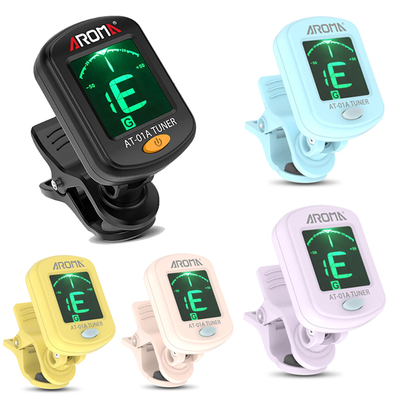Guitar Tuner Clip - Гитарный тюнер, складной вращающийся тюнер с