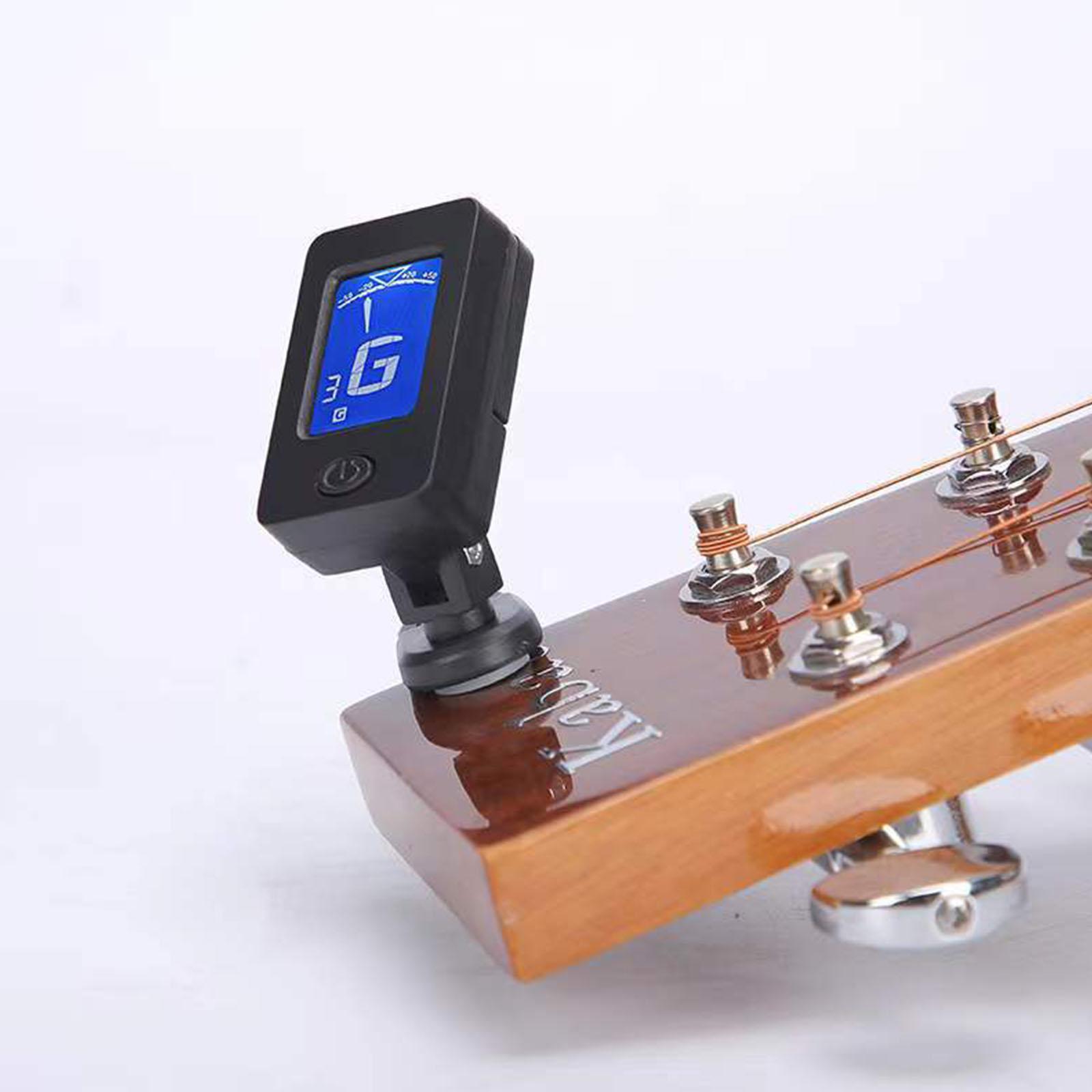 Guitar Tuner Clip - Тюнер для гитары T-02, хроматический, с