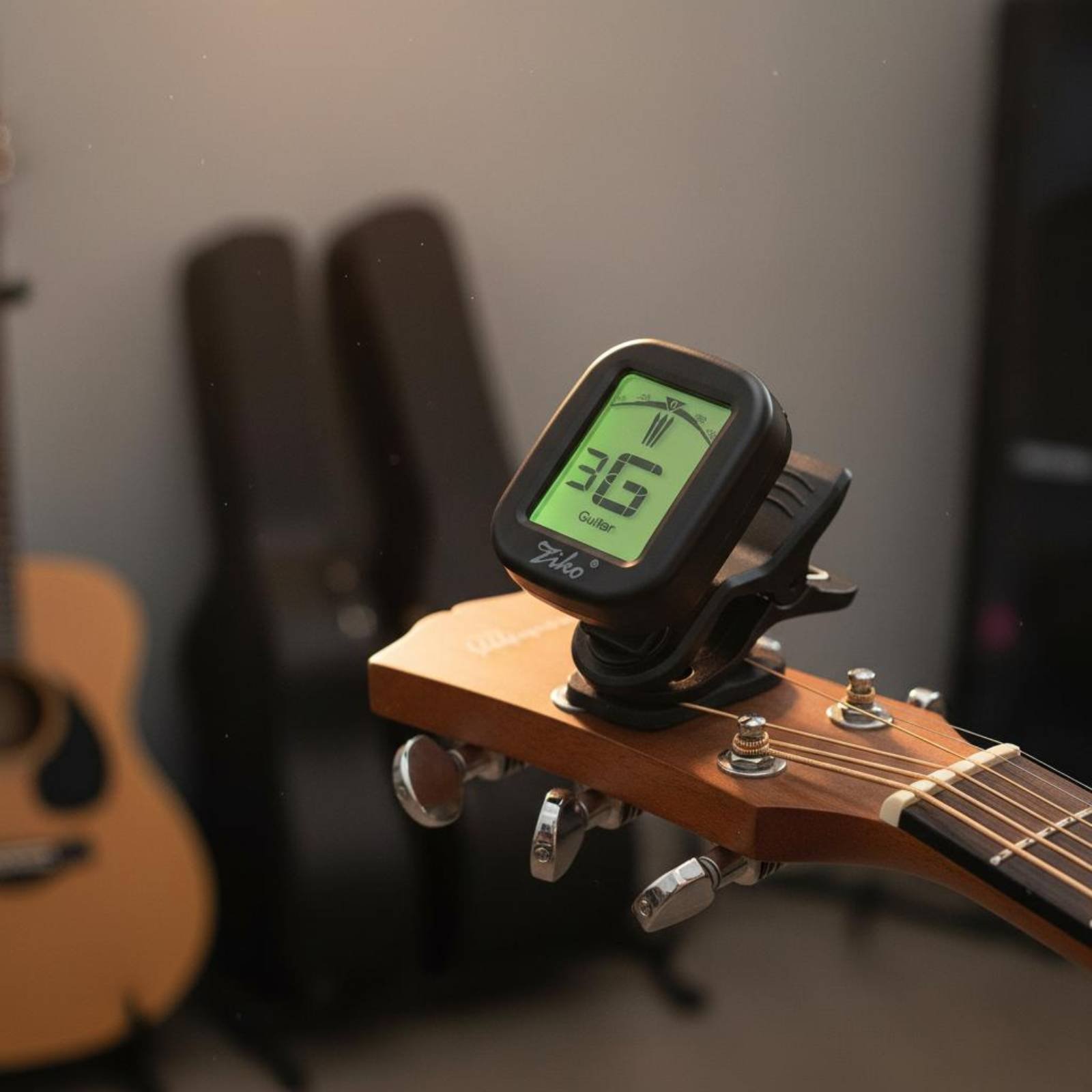 Хроматический тюнер с защелкив – обзор и цена Guitar Tuner Clip