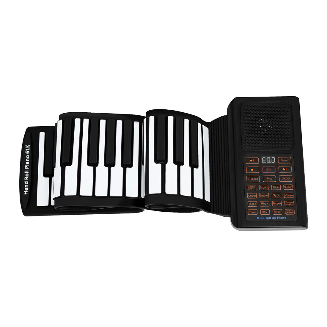 Складное портативное рулонное  – обзор и цена Keyboard Piano 61 Key