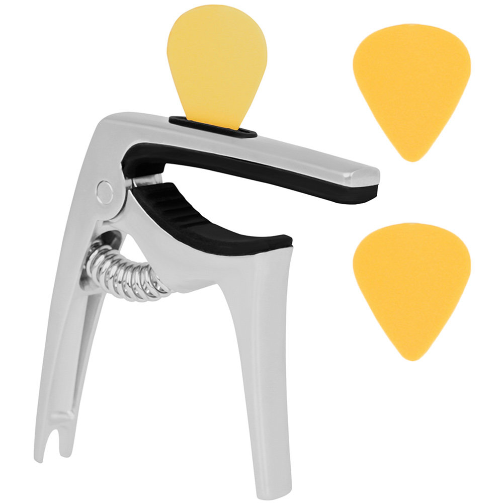 Каподастр для гитары, металлич – обзор и цена Guitar Tuner Clip