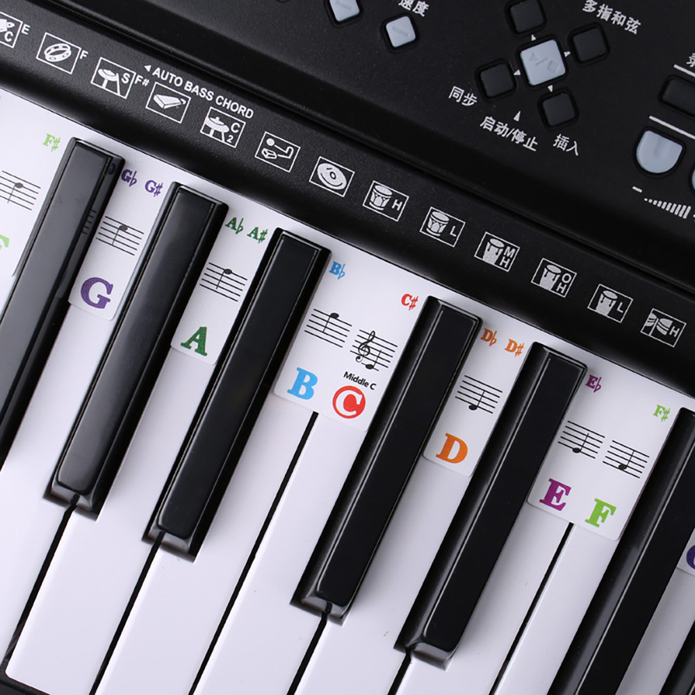 Наклейки на клавиатуру фортепи – обзор и цена Keyboard Piano 61 Key