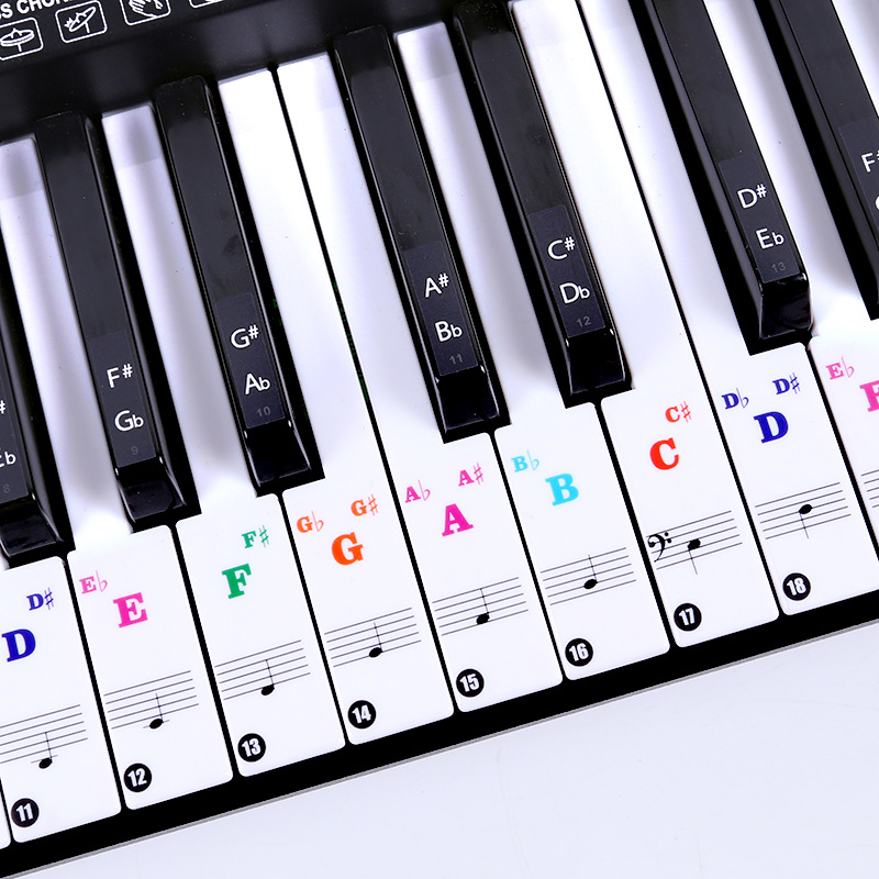 Прозрачные наклейки на клавиат – обзор и цена Keyboard Piano 61 Key