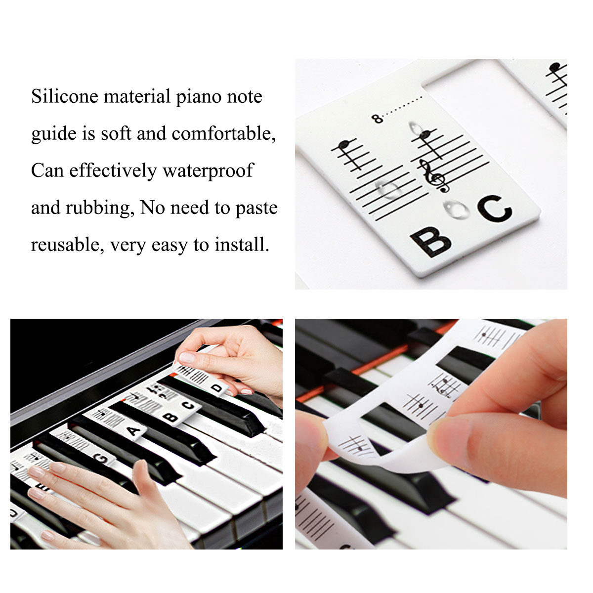 Наклейки для клавиатуры фортеп – обзор и цена Keyboard Piano 61 Key