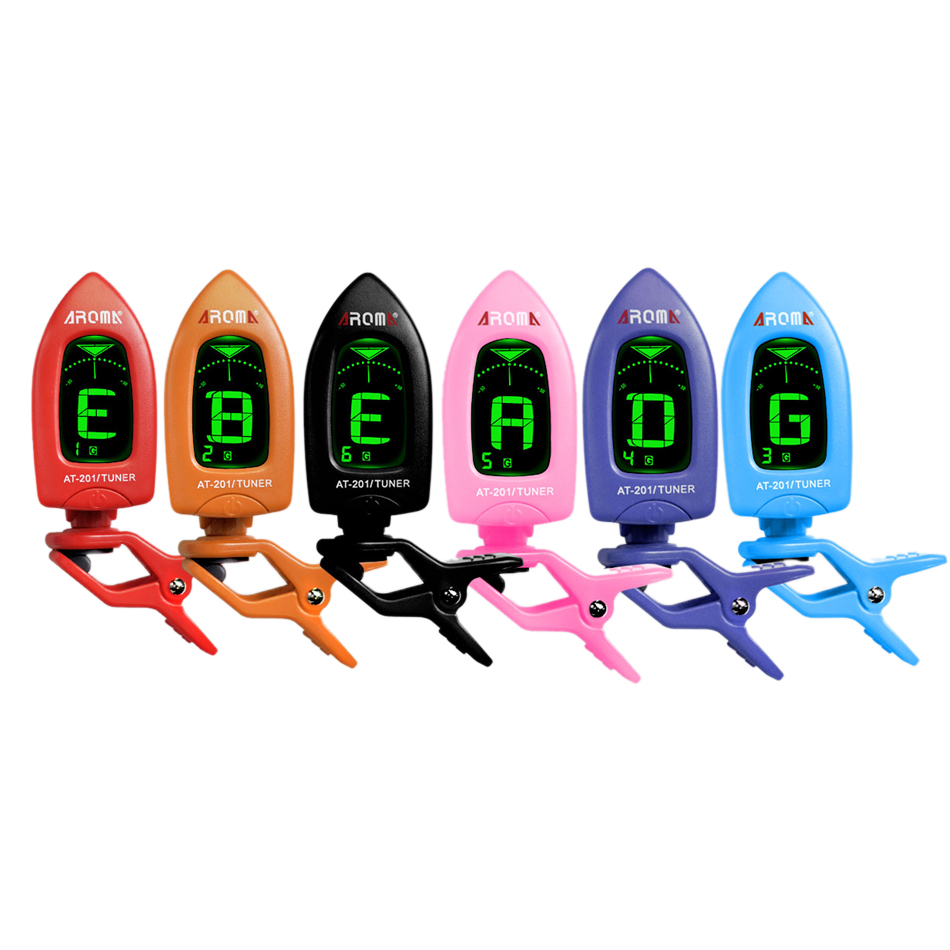 Цифровой гитарный тюнер Aroma  – обзор и цена Guitar Tuner Clip